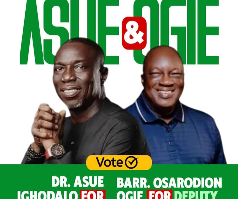 Edo youths canvassing for Asue Ighodalo as governor of Edo state